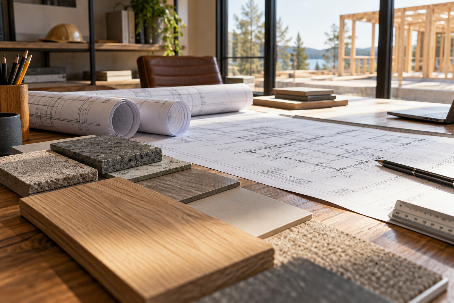 Illustrative construction planning workspace